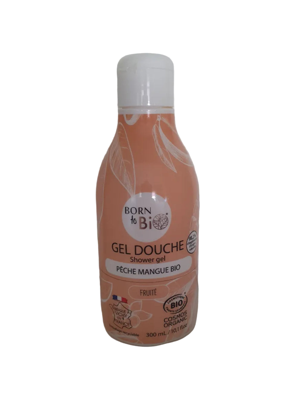 Bio-Duschgel Pfirsich & Mango – COSMOS Organic, 300 ml