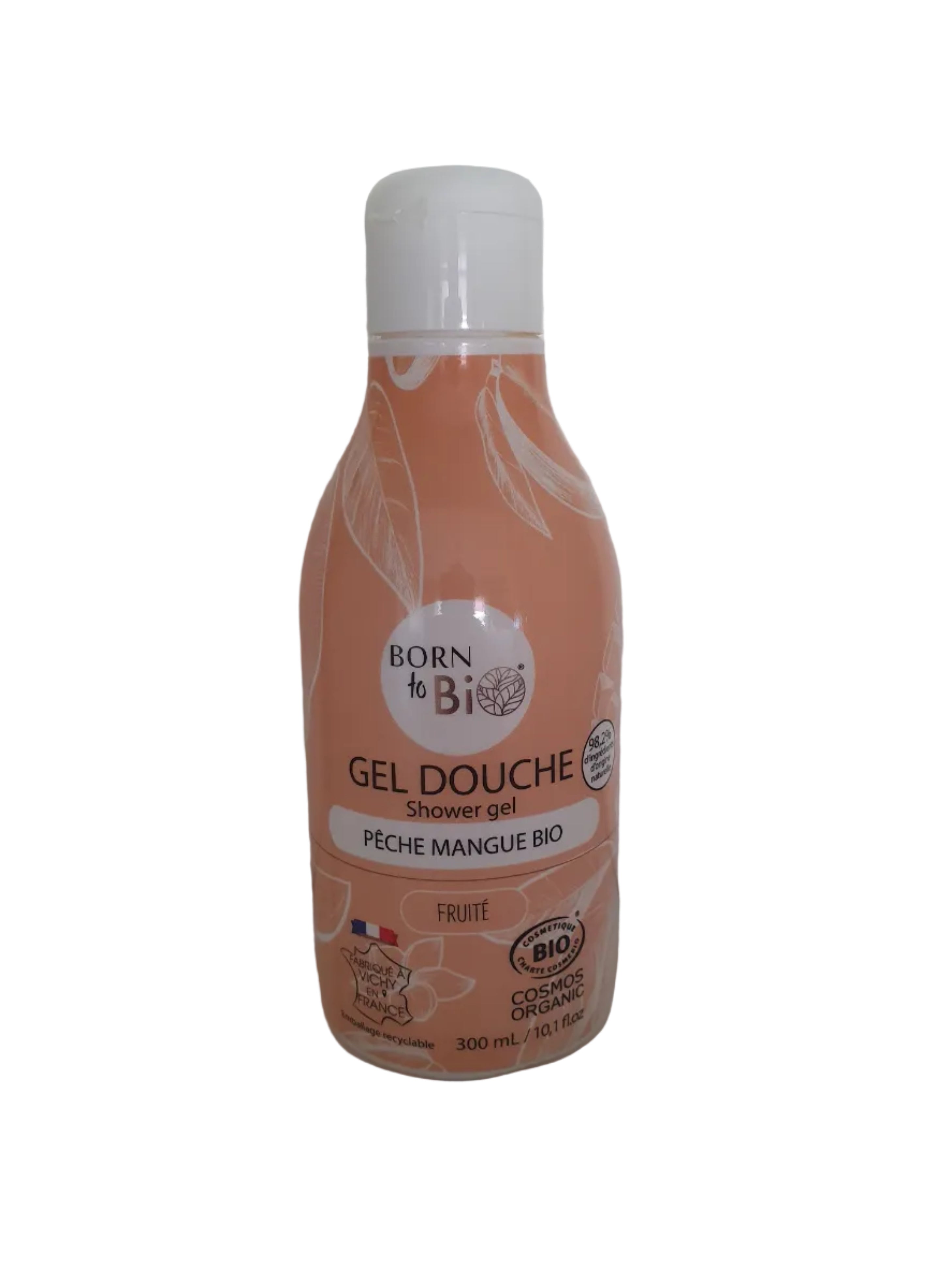 Bio-Duschgel Pfirsich & Mango – COSMOS Organic, 300 ml