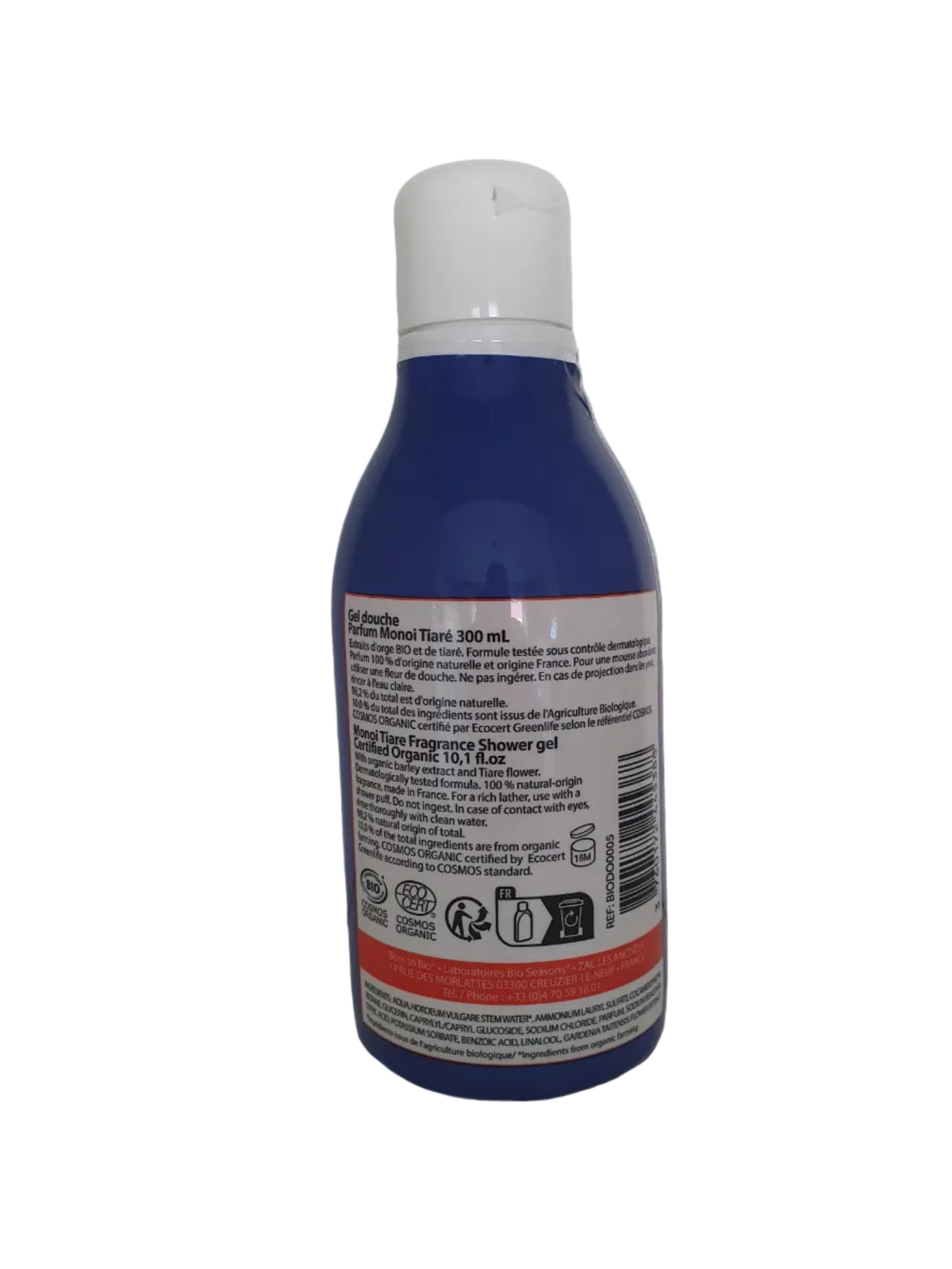 Bio-Duschgel Monoï & Tiaré – COSMOS Organic, 300 ml