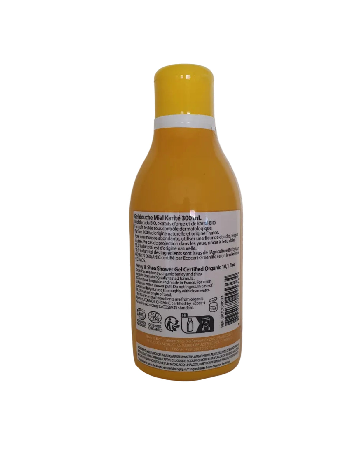 Bio-Duschgel Honig & Sheabutter – COSMOS Organic, 300 ml