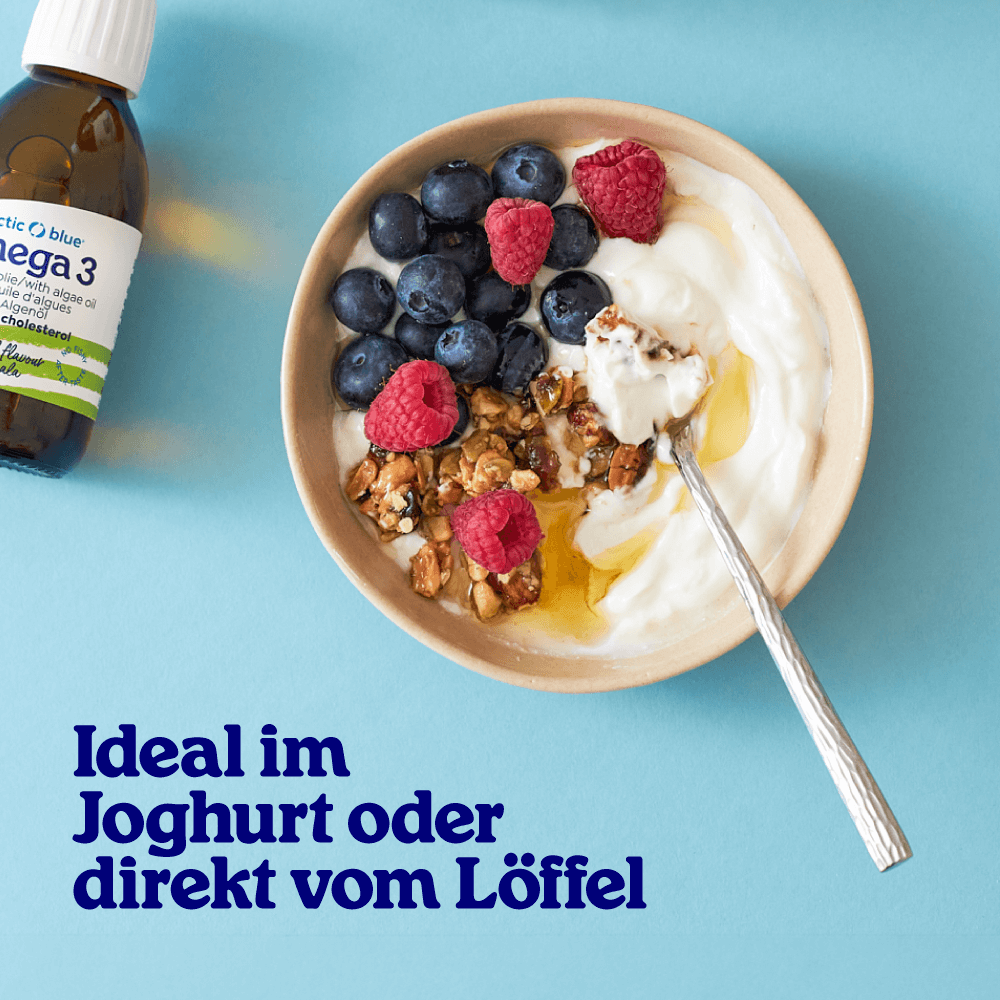 Algenöl DHA und Leinöl ALA – Vegan (150 ml Flasche)