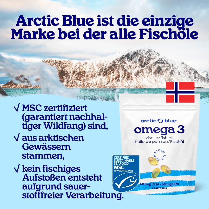 Omega 3 Fischölkapseln (klein) von Artic Blue