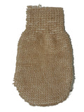 Massagehandschuh aus Jute und Baumwolle