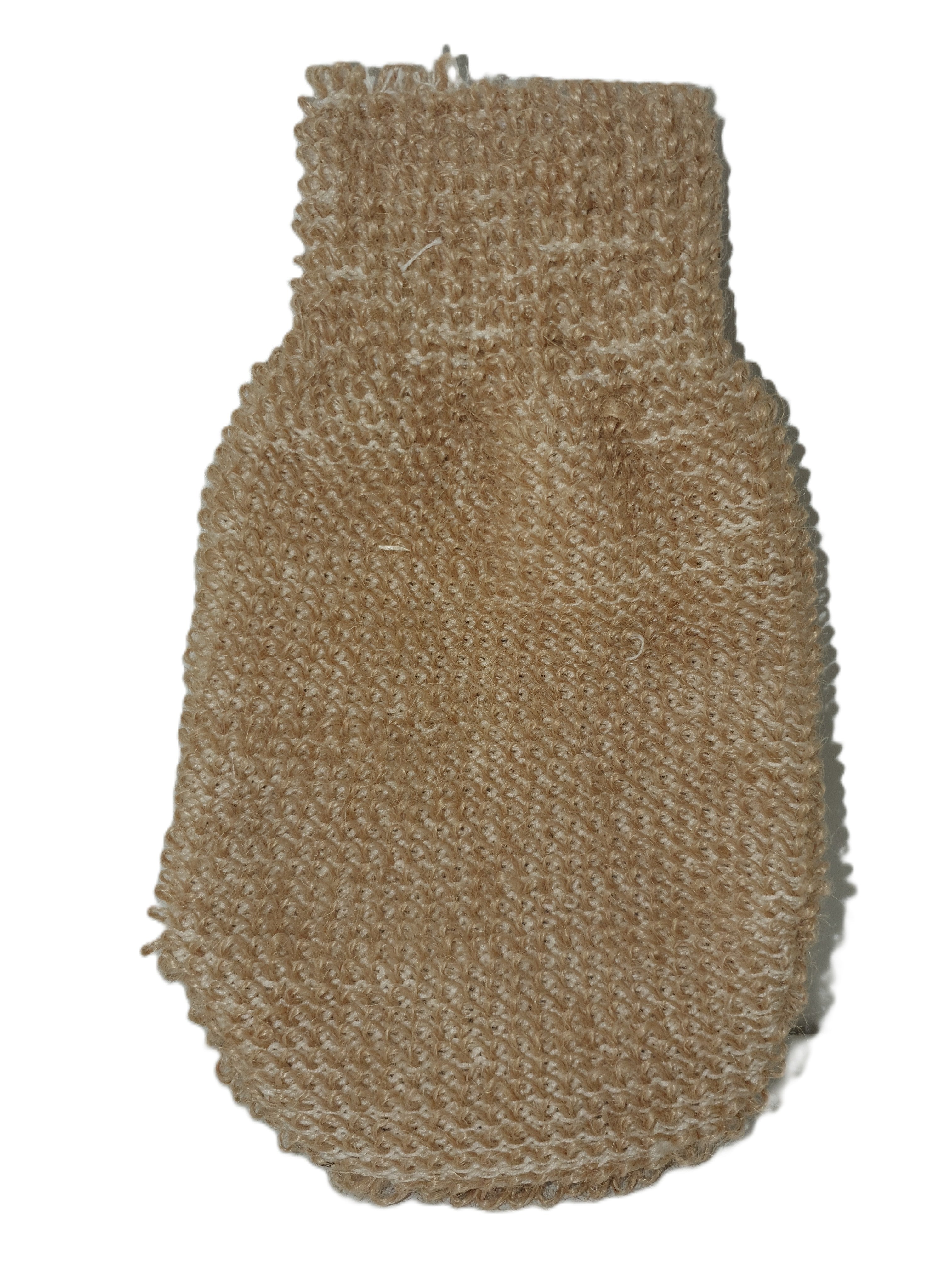 Massagehandschuh aus Jute und Baumwolle